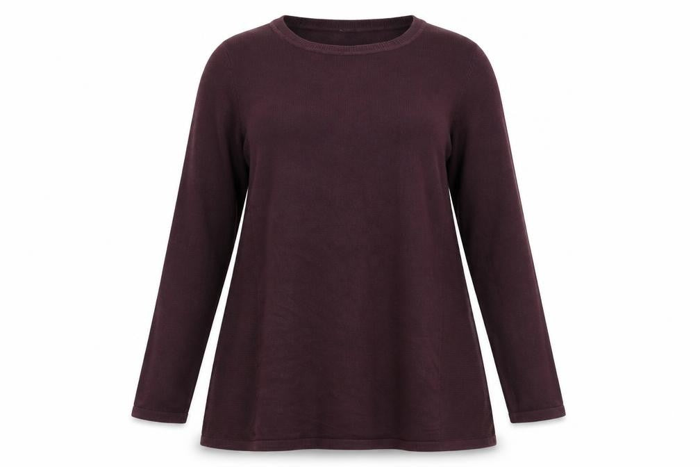 Intuition Womens Purple  Knit A-Line  Size 14