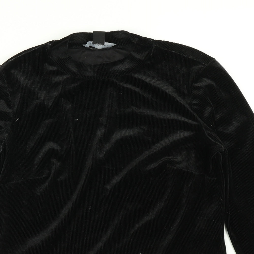 Atmosphere Womens Black   Basic T-Shirt Size 12  - Cropped