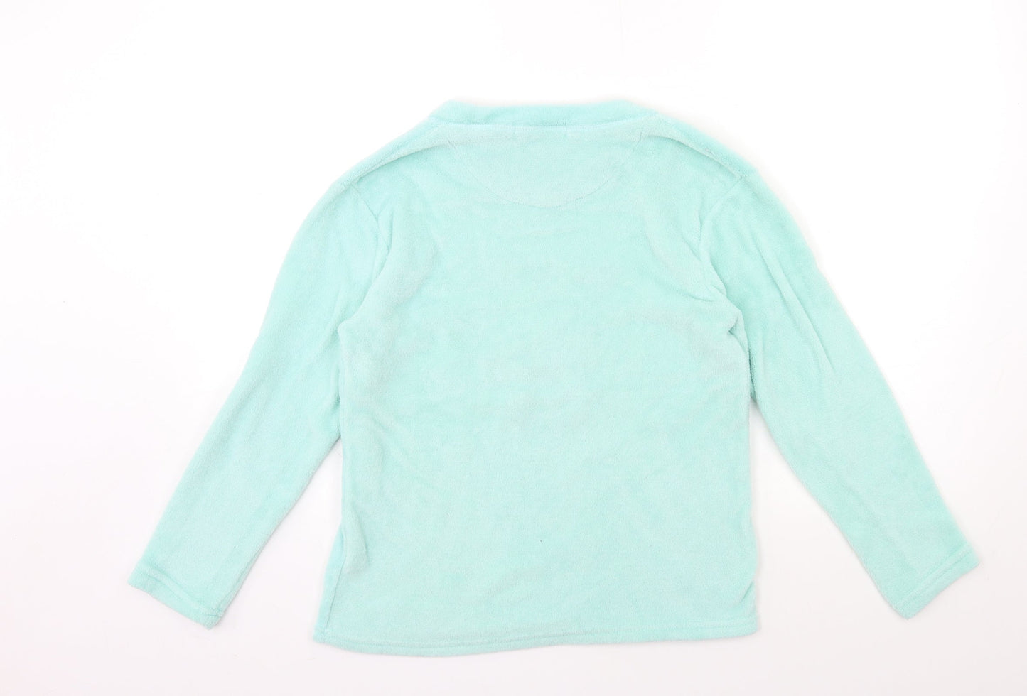 JUST LIKE YOU Girls Blue  Fleece Top Pyjama Top Size 12-13 Years