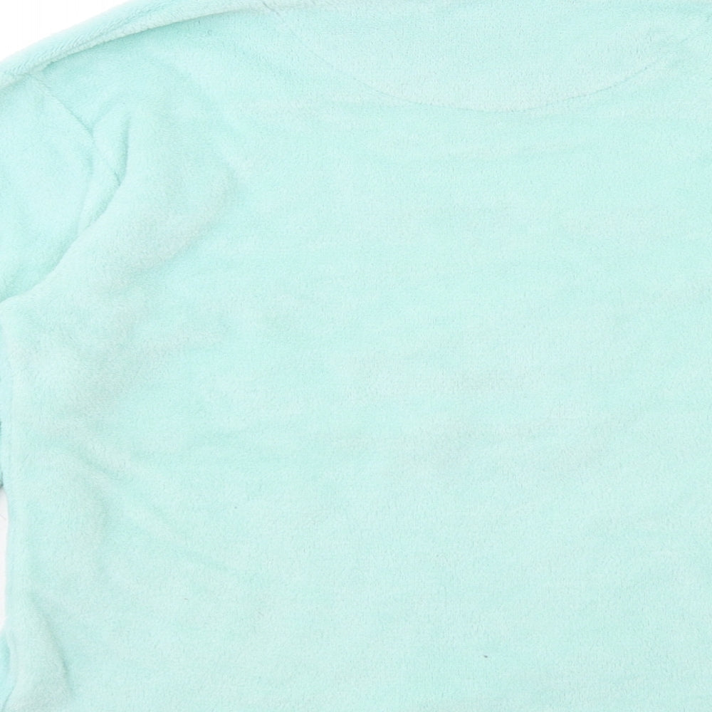 JUST LIKE YOU Girls Blue  Fleece Top Pyjama Top Size 12-13 Years