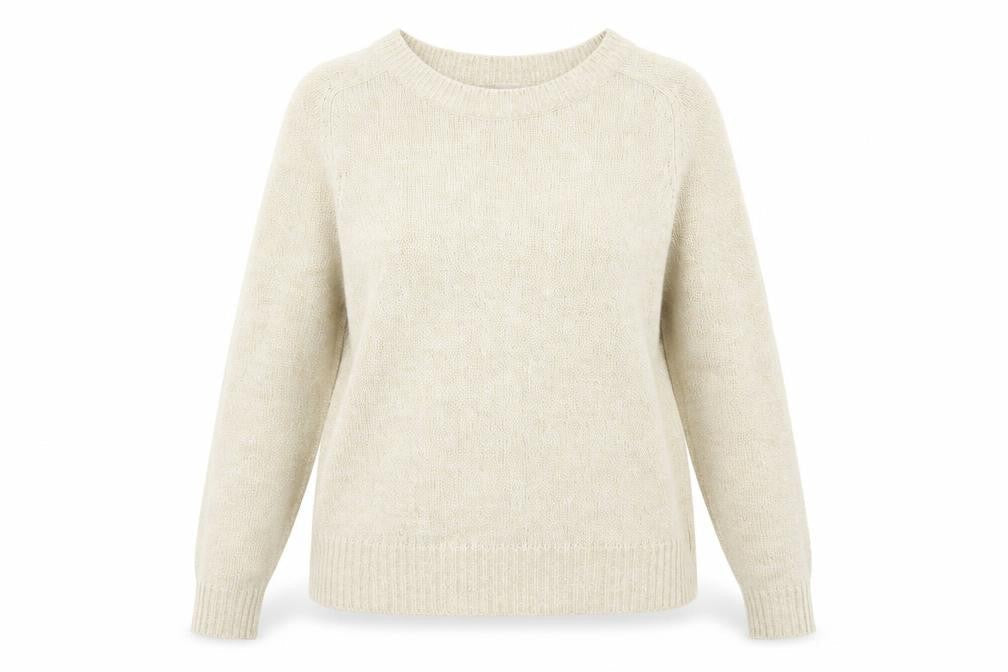 H&M Womens Beige  Knit Pullover Jumper Size S