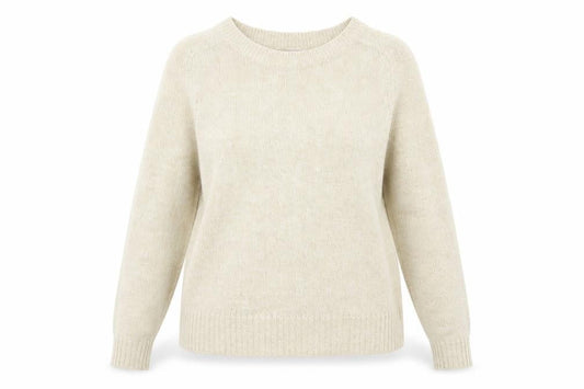 H&M Womens Beige  Knit Pullover Jumper Size S