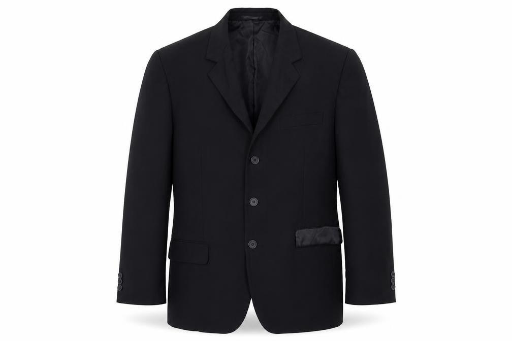 George Mens Black   Jacket Suit Jacket Size 42