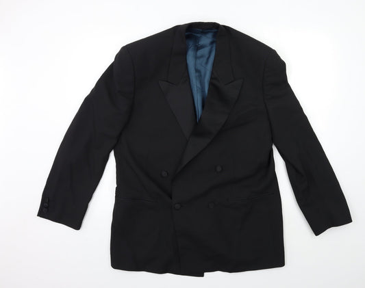 Preworn Mens Black    Suit Jacket Size 42