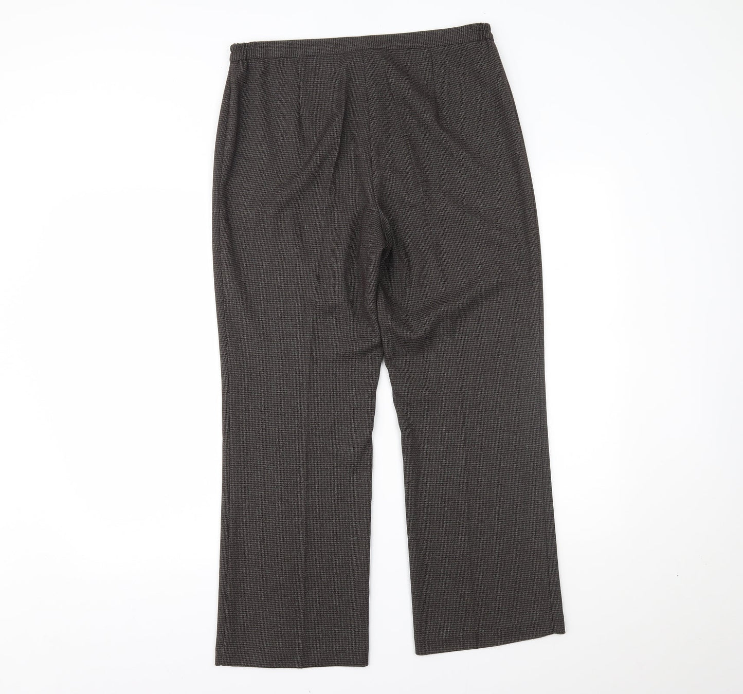 C.M.D Womens Brown   Trousers  Size 12 L20 in