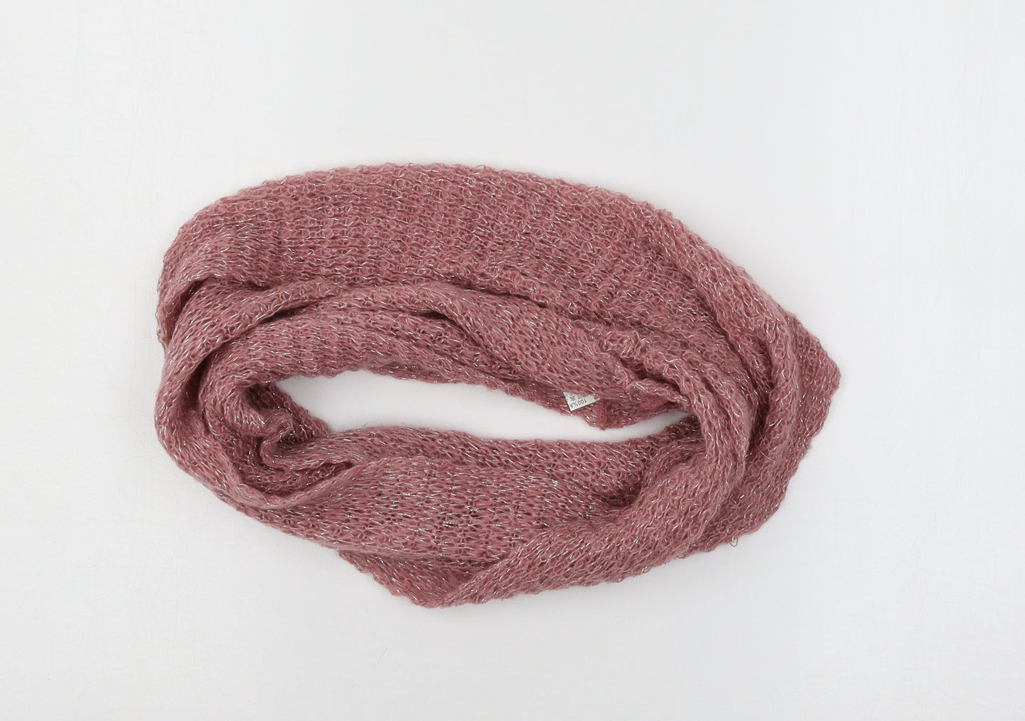 Preworn Womens Pink  Knit  Scarf
