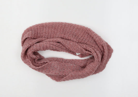 Preworn Womens Pink  Knit  Scarf