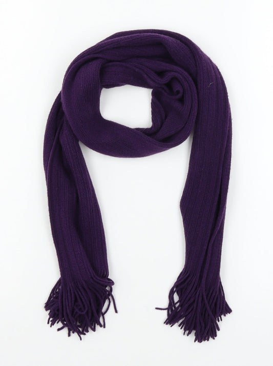 Preworn Womens Purple  Knit  Scarf