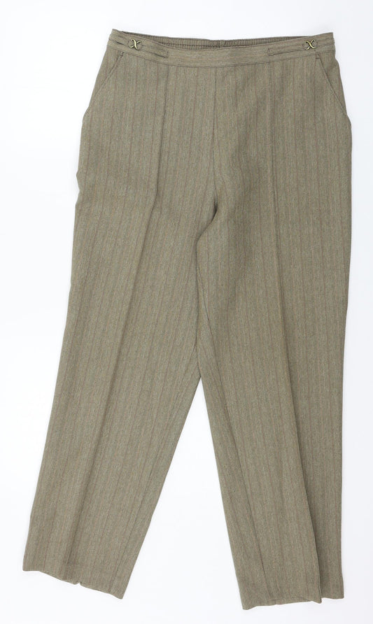Marks and Spencer Womens Brown   Trousers  Size 14 L27 in