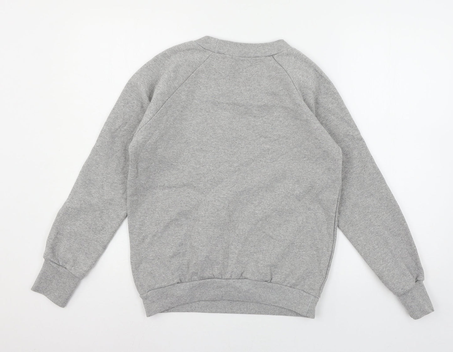 Gems Womens Grey  Jersey Pullover Sweatshirt Size M