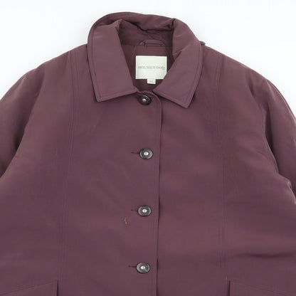 Preloved holmewood Womens Purple   Jacket Coat Size 16 - Detail