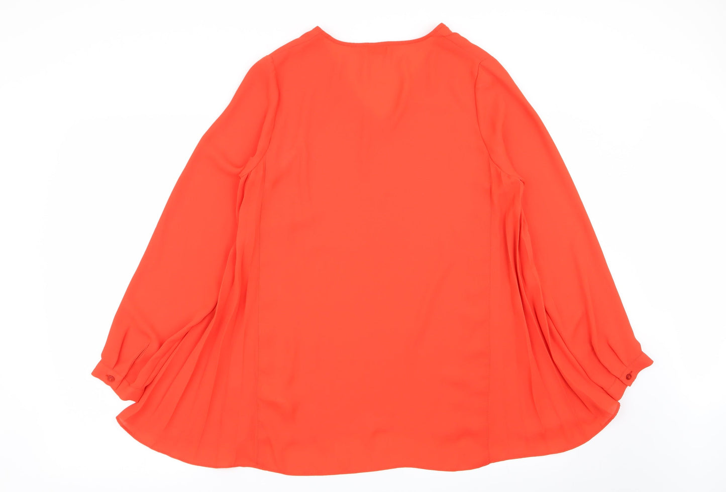 Soon Womens Orange   Basic Blouse Size 10