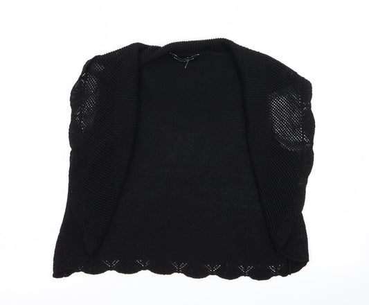 Dorothy Perkins Womens Black   Cardigan Jumper Size L