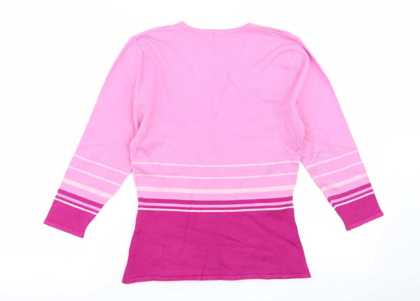 zingara Womens Multicoloured Striped  Pullover Jumper Size S