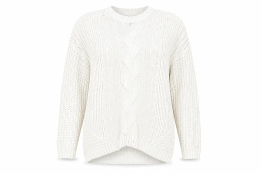 Peacocks Womens White   Pullover Jumper Size M