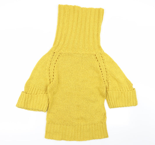 Select Womens Yellow   Pullover Jumper Size M
