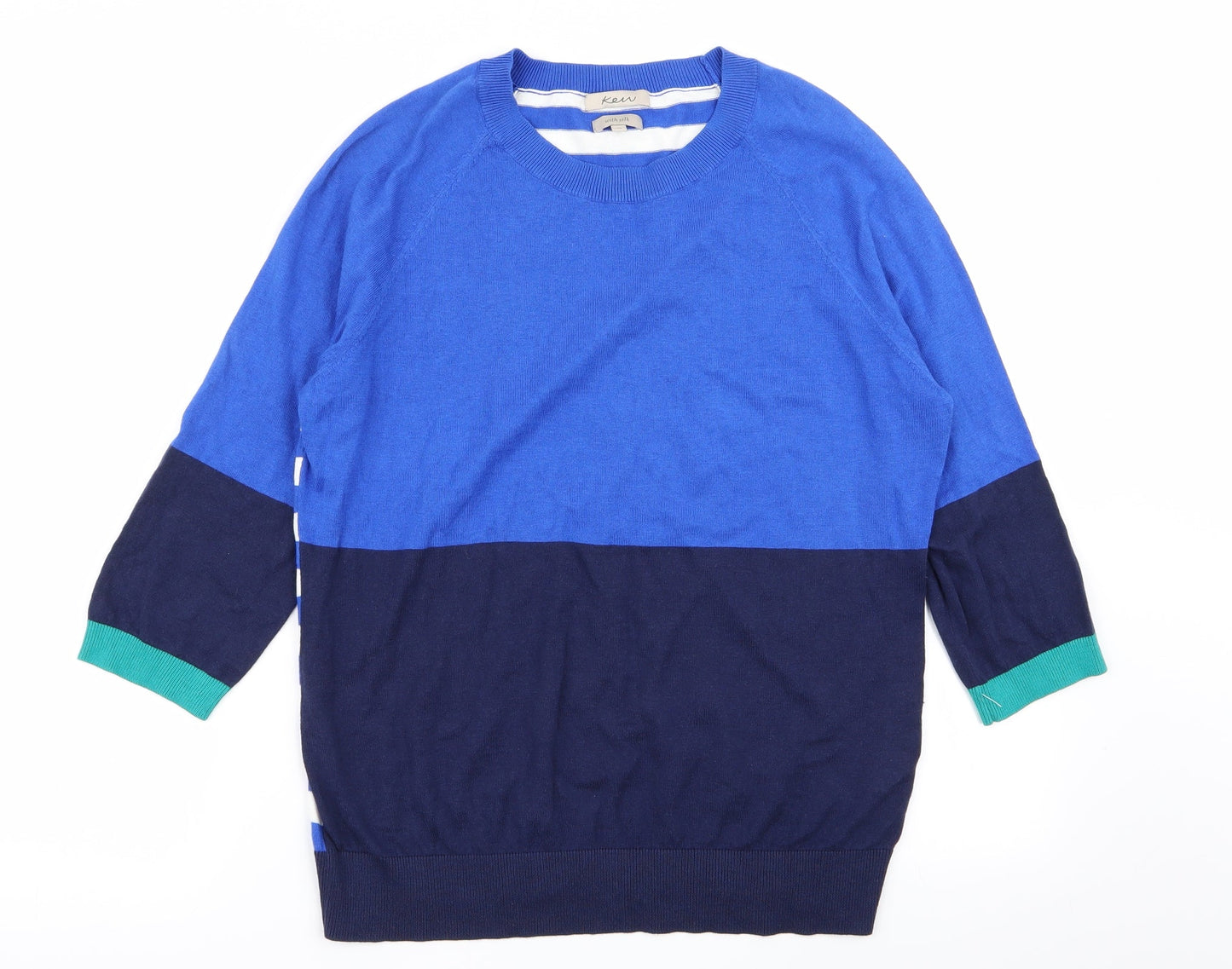 kem Mens Multicoloured Striped  Pullover Jumper Size XL