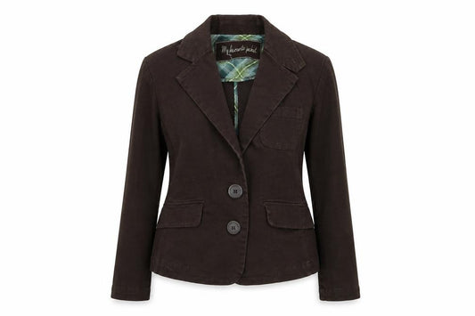 evie Womens Brown   Jacket Blazer Size 14