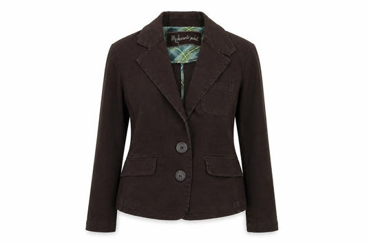 evie Womens Brown   Jacket Blazer Size 14