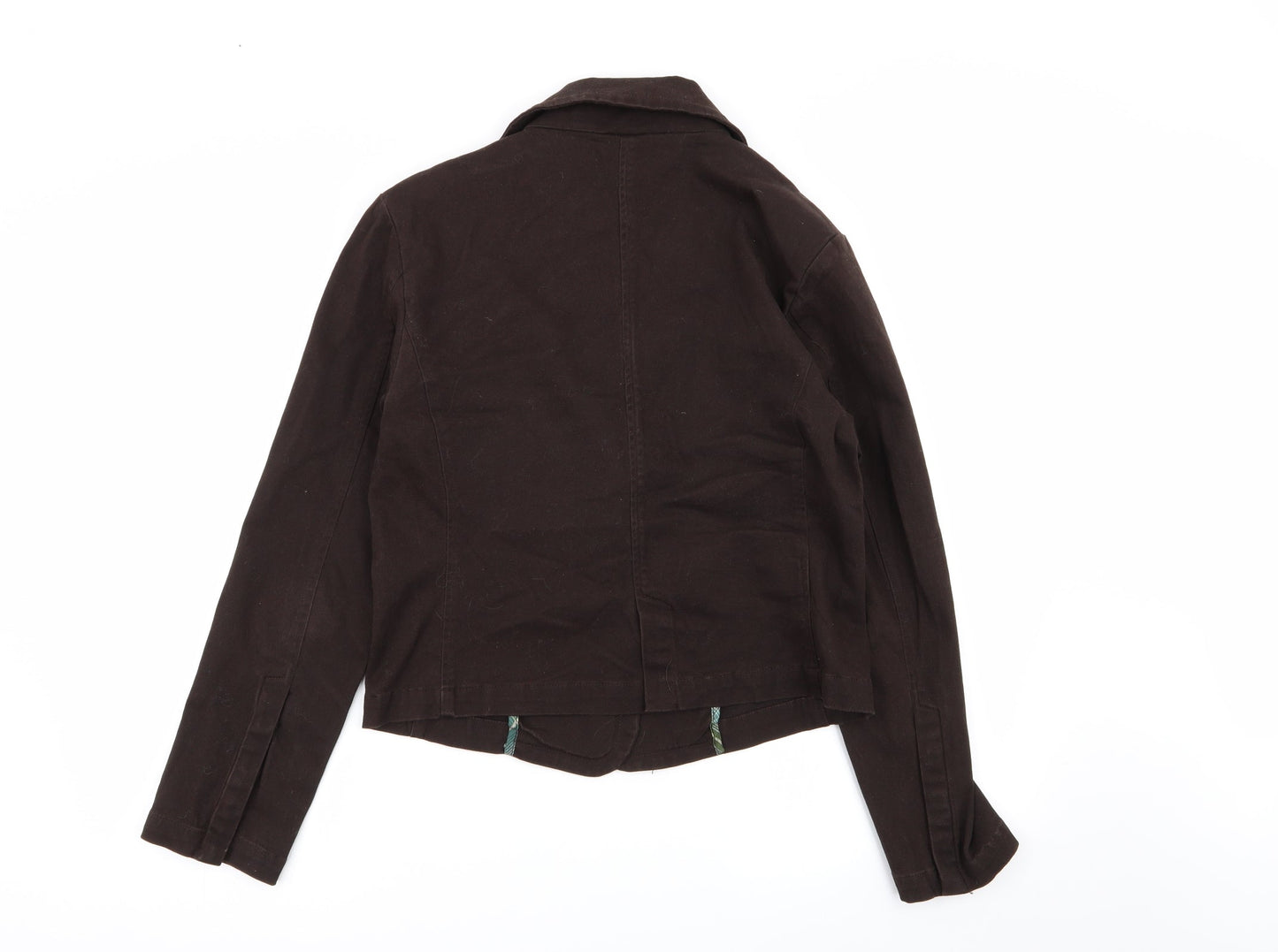 evie Womens Brown   Jacket Blazer Size 14