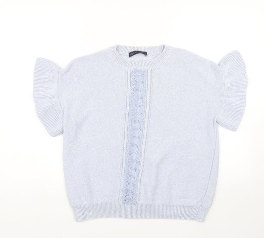 M&S Womens Blue   Pullover Jumper Size M