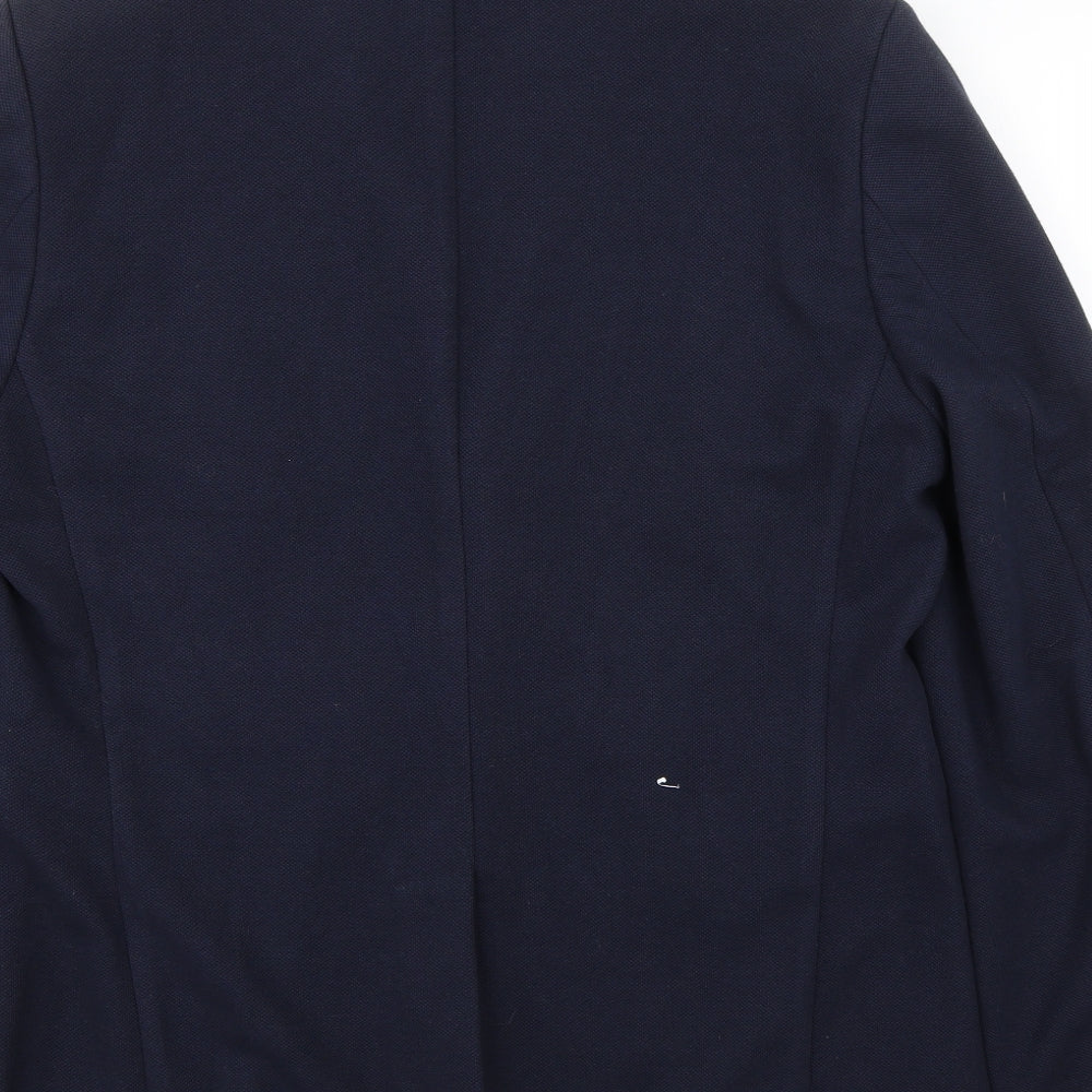 Without Prejudice Mens Blue   Jacket Suit Size 44