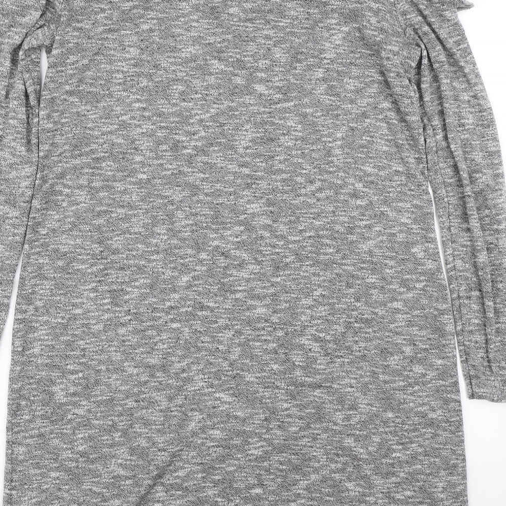 Papaya Womens Grey   T-Shirt Dress  Size 12