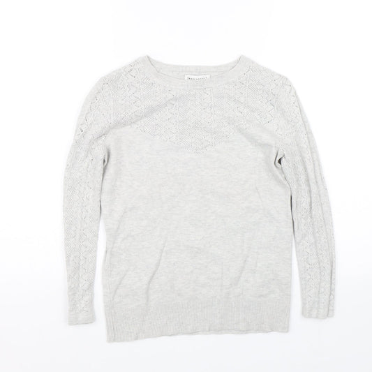 Warehouse Womens Grey   Pullover Jumper Size 10