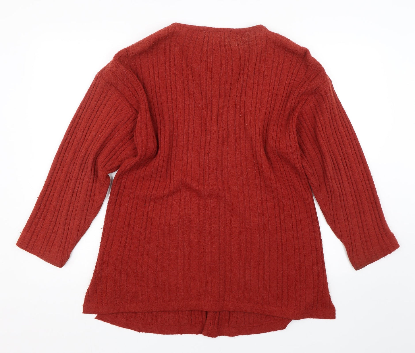 Jumper world  Womens Red   Cardigan Jumper Size M