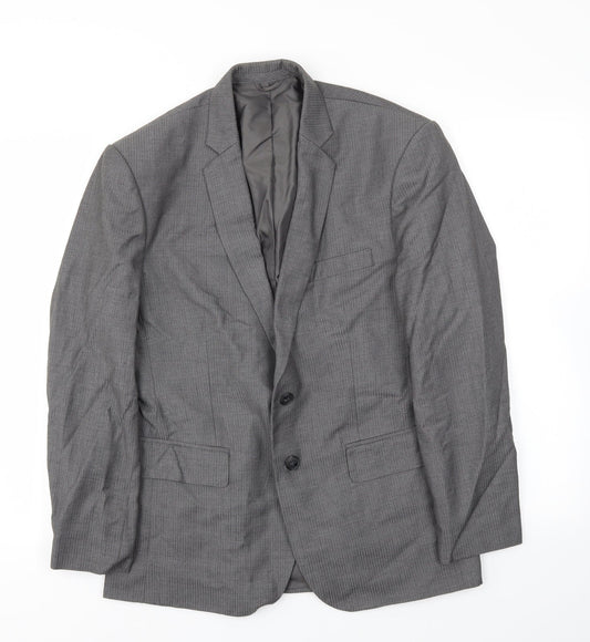 Preworn Mens Grey   Jacket Blazer Size 40