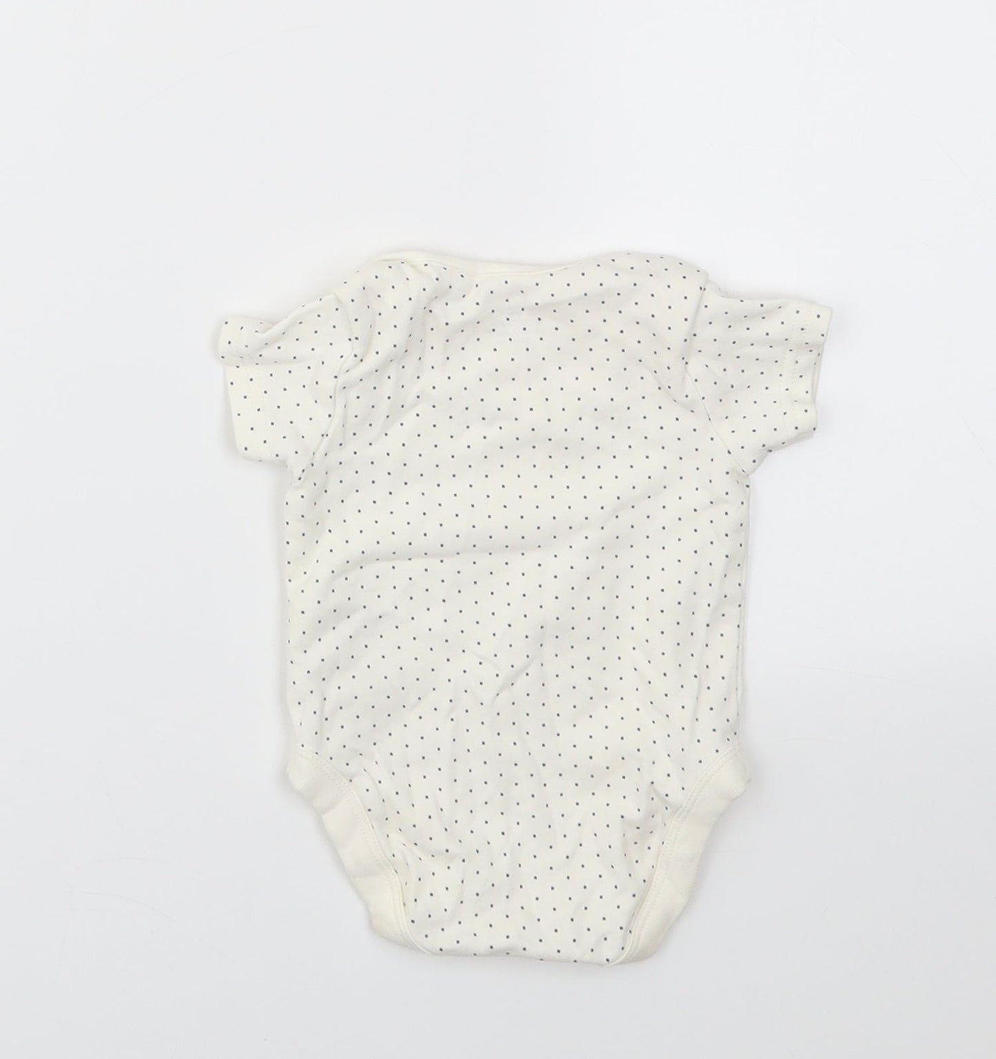 NEXT Girls Ivory Animal Print  Babygrow One-Piece Size 0-3 Months