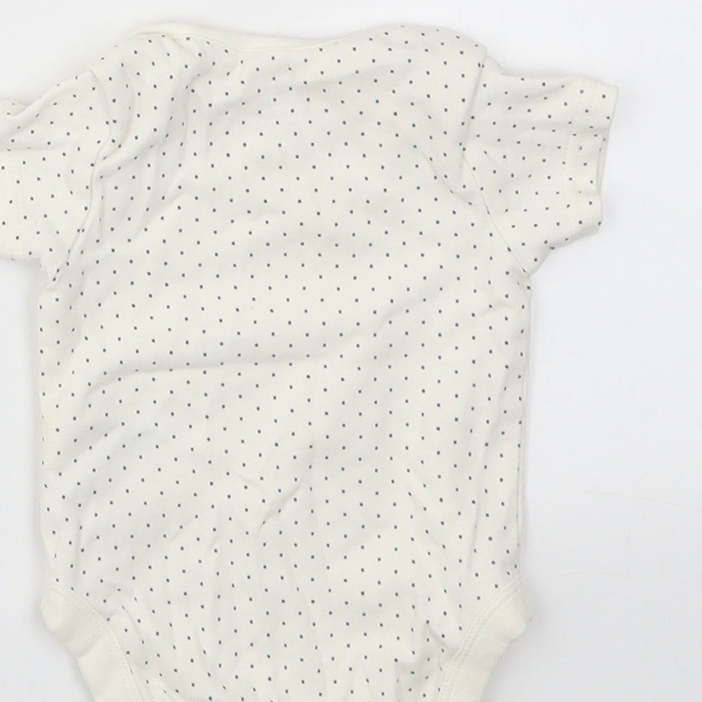 NEXT Girls Ivory Animal Print  Babygrow One-Piece Size 0-3 Months