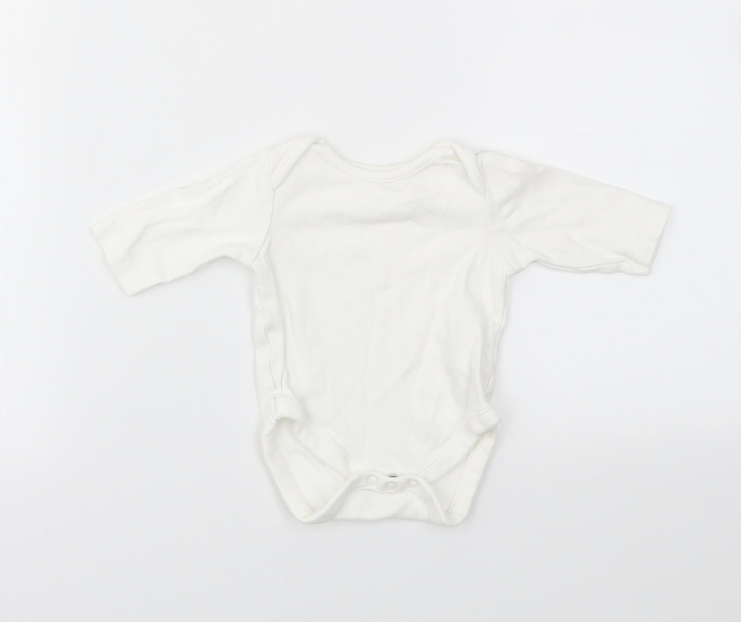 MINI CLUB  Baby White   Babygrow One-Piece Size Newborn