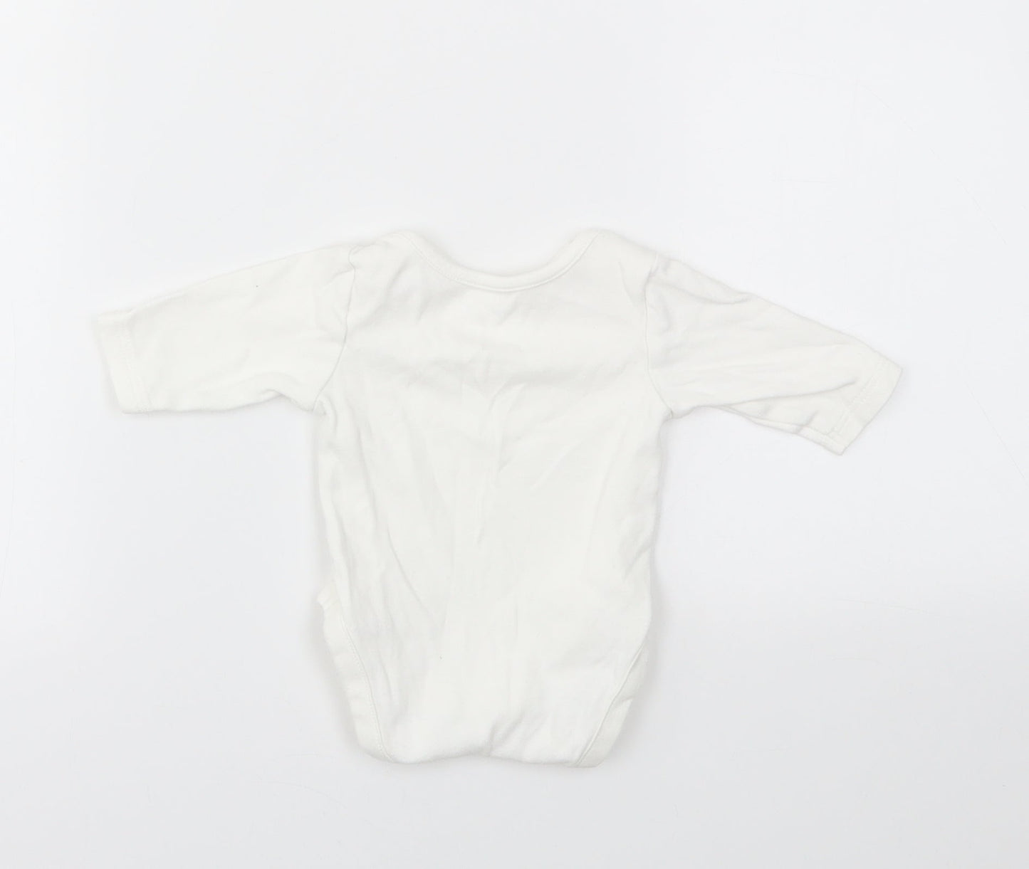 MINI CLUB  Baby White   Babygrow One-Piece Size Newborn