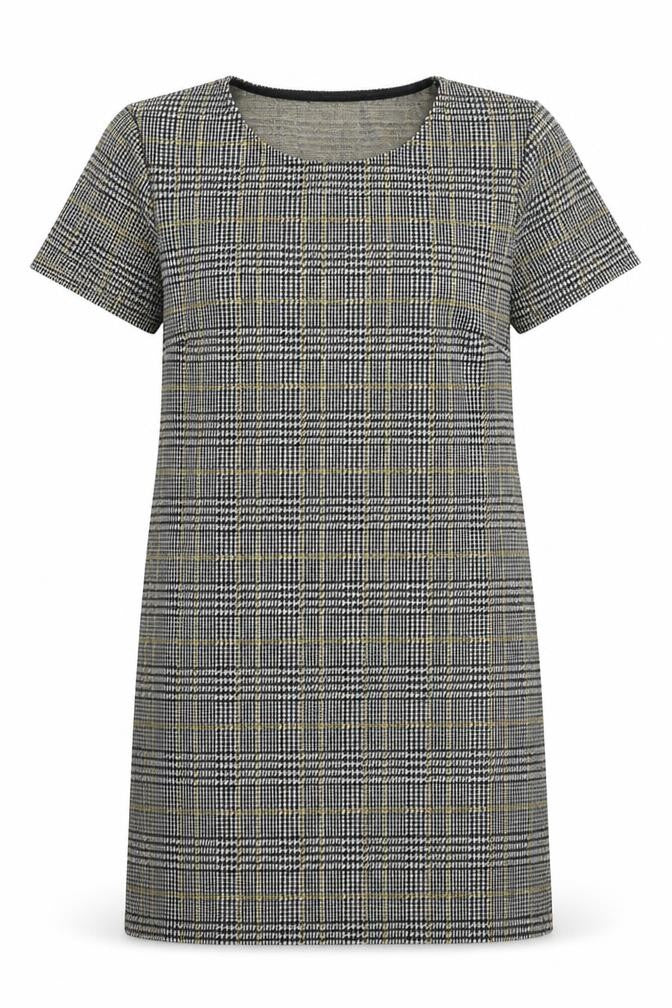 New Look Womens Grey Check  Mini  Size 12