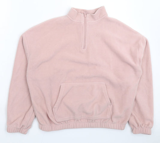Select Womens Pink  Fleece Jacket  Size M