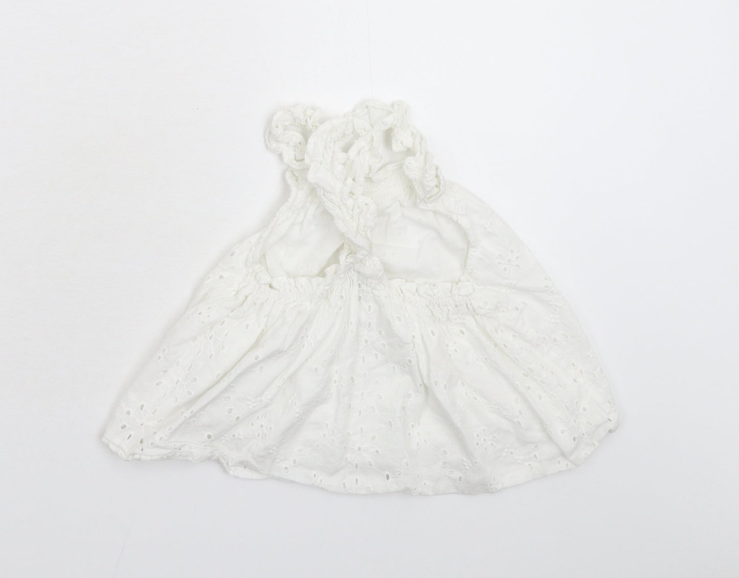 F&F Girls White   Basic Tank Size 4-5 Years