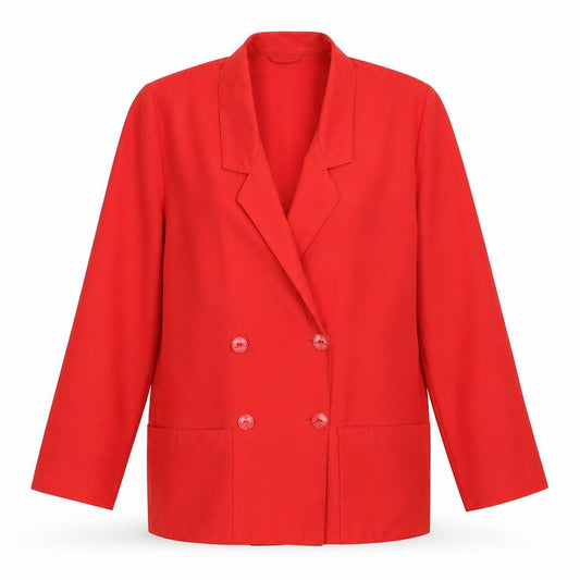 St Michael Womens Red   Jacket Blazer Size 12