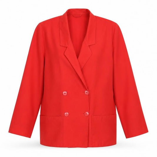 St Michael Womens Red   Jacket Blazer Size 12