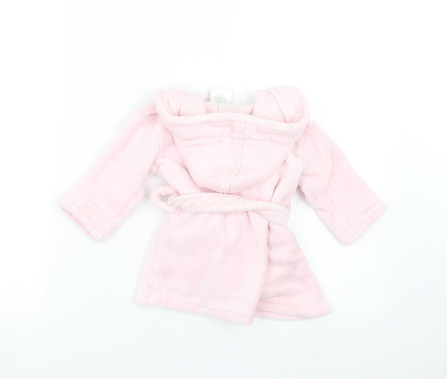 Soft Touch Girls Pink Solid   Robe Size 6-9 Months