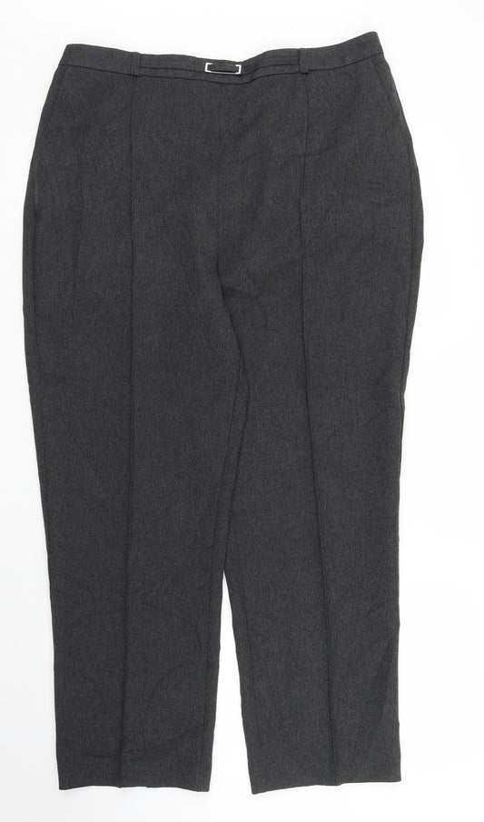 EWM Womens Grey   Trousers  Size 18 L26 in