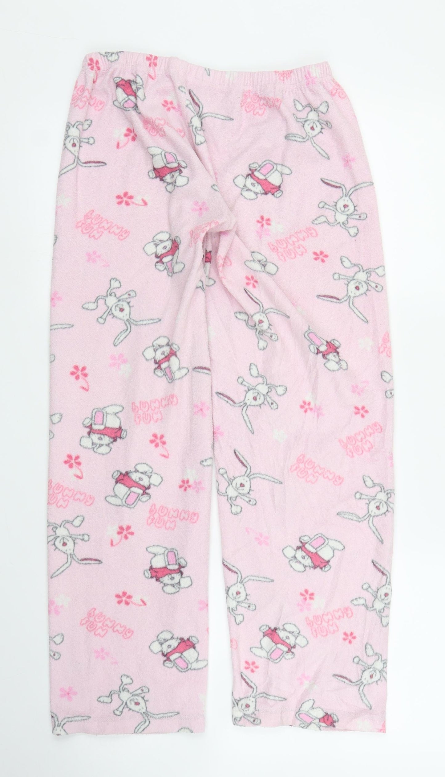 Preworn Womens Pink Solid  Chemise Pyjama Pants Size 8