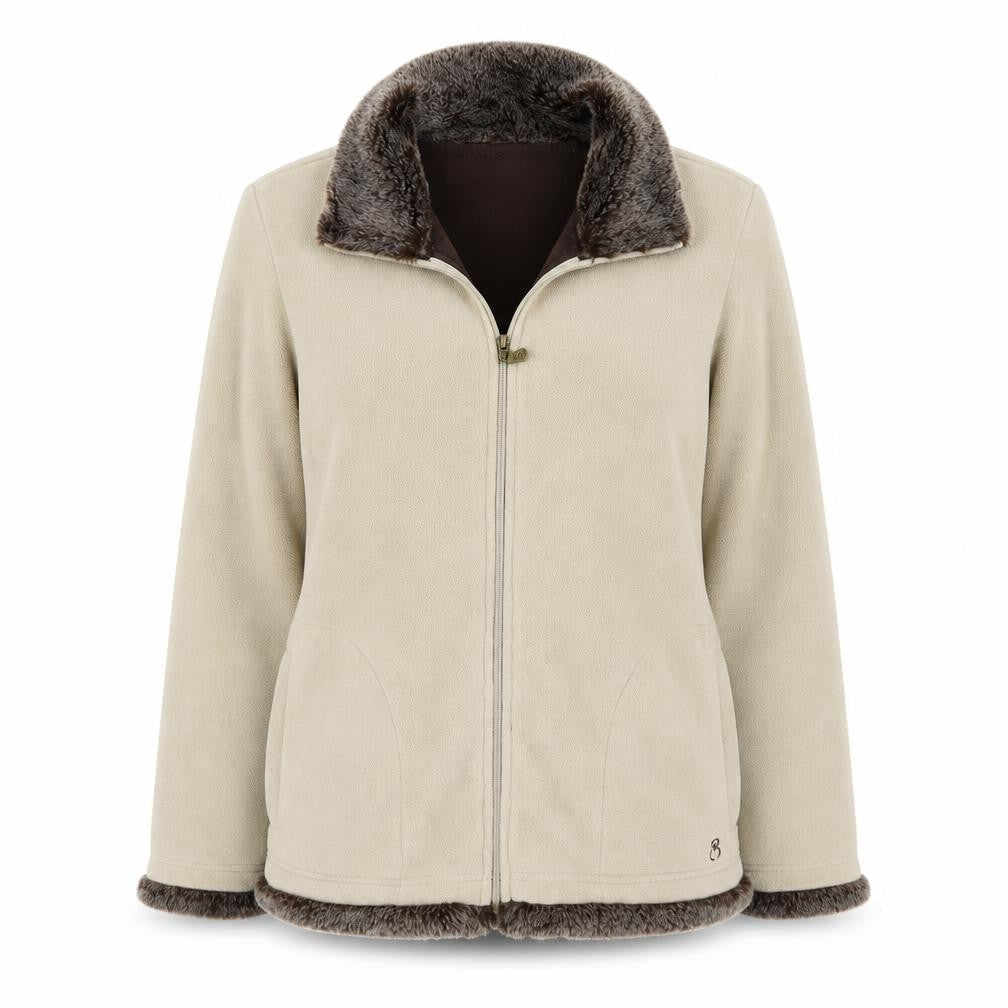 BC Clothing Womens Beige   Jacket Coatigan Size L