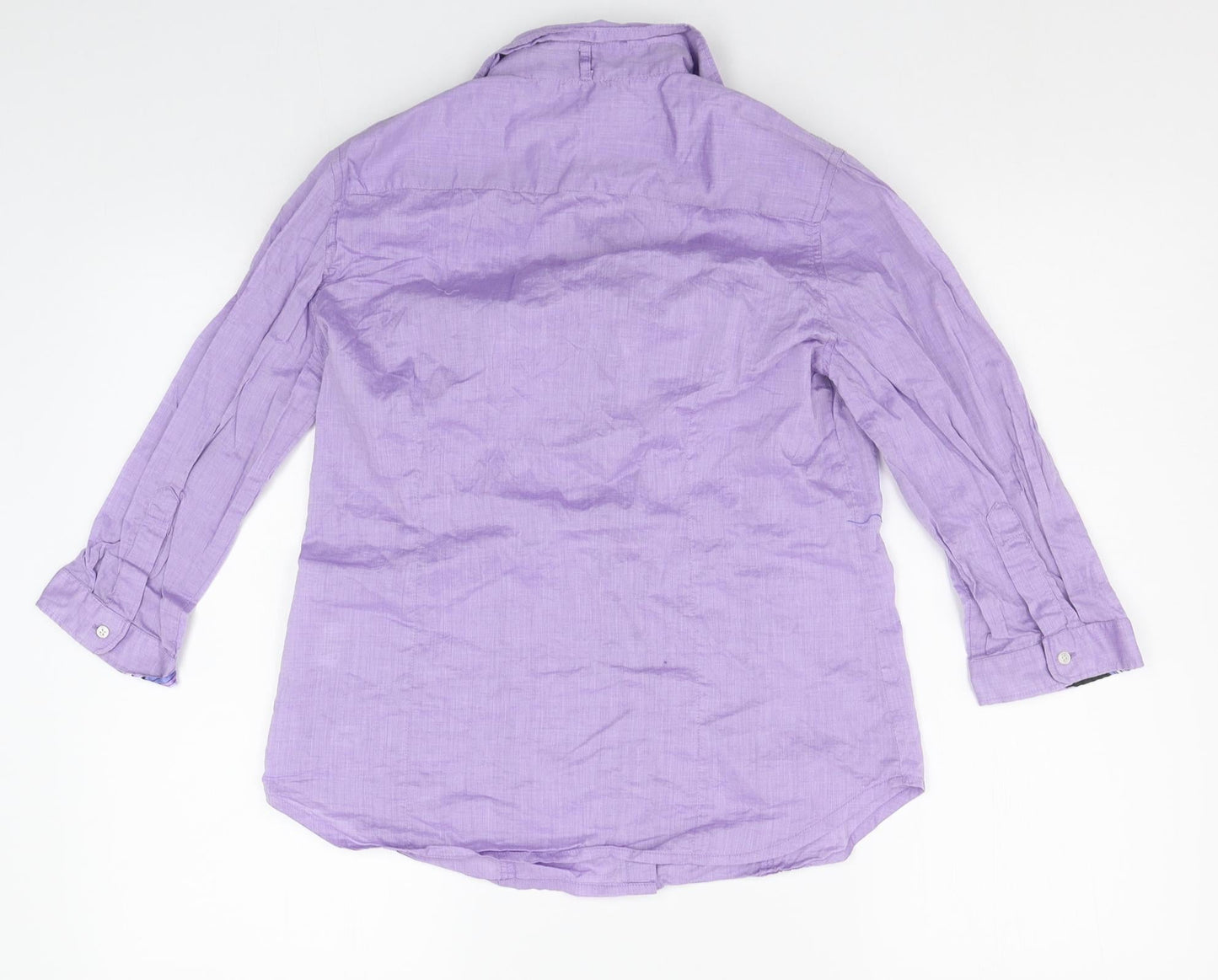 Scullers Boys Purple   Basic Button-Up Size L