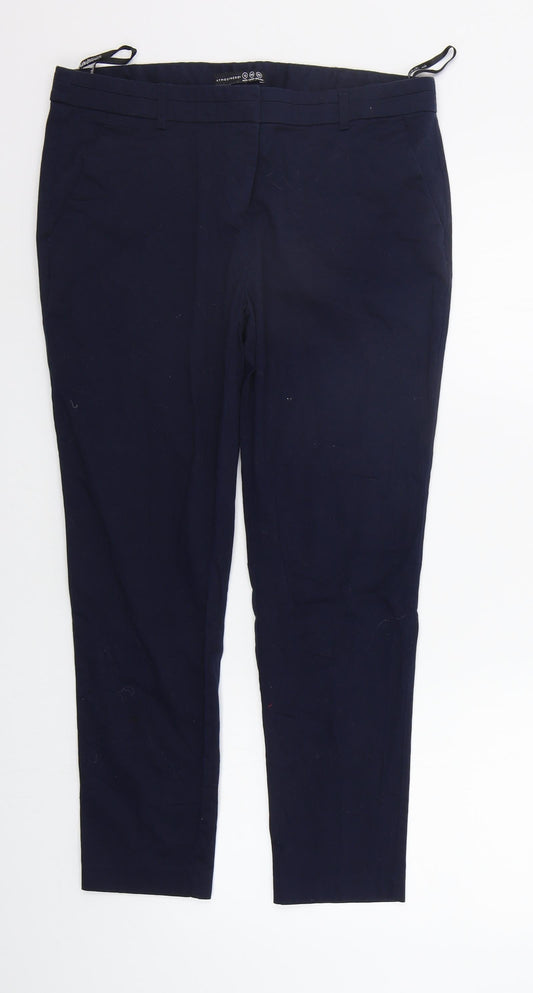 Atmosphere Womens Blue   Trousers  Size 12 L23 in