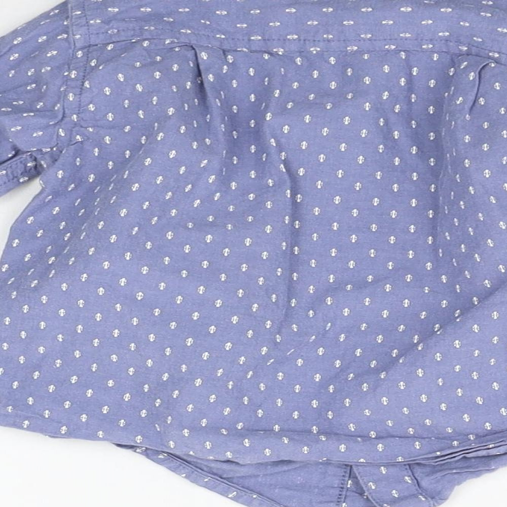The Children's Place Boys Blue Geometric  Basic Button-Up Size 2 Years