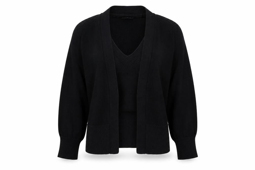 Betty Jackson Black Womens Beige   Cardigan Jumper Size 10