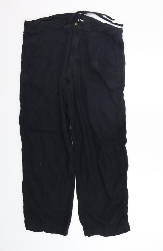 Preworn Womens Black   Trousers  Size 36 in L29 in