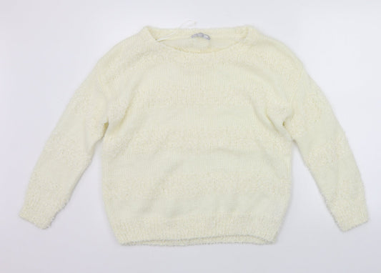 Red Herring Womens Yellow   Pullover Jumper Size 14