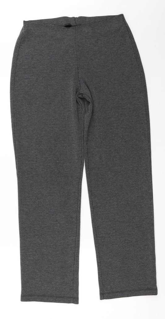 Marks and Spencer Womens Grey   Trousers  Size 10 L27.5 in